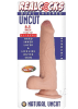 Realcocks Dual Layered Uncut Slider Thick Shaft Dildo 8.5"