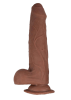 Realcocks Dual Layered Uncut Slider Thick Shaft Dildo 8.5"