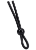 Rock Solid The Lasso Single Lock Adjustable Silicone Cock Ring - Black