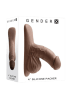 Gender X Silicone Packer Dildo 4" - Chocolate