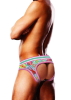 Prowler Blue/Multi Swimming Open Brief