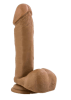Dr. Skin Dr. William Dildo with Balls and Suction Cup 8"