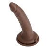 Essential Curved Dildo 7" by Closet - Dark