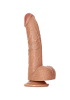 RealRock Curved Realistic Dildo with Balls and Suction Cup 7"