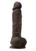 Colours Pleasures Silicone Vibrating Dildo with Balls 5"