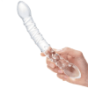 10.5" Double-Ended Glass Dildo
