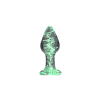 Glass Butt Plug with Long Stem 2.75"