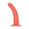 Curved - Medium Strap on and Suction Cup Dildo 6.25"