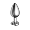 3.5" Ruby Heart Butt Plug - Medium
