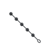 Small Beaded Rope Anal Beads with Loop