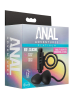 Anal Adventures Platinum Anal Plug with Vibrating C-Ring