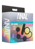 Anal Adventures Platinum Anal Beads with Vibrating C-Ring