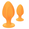 Cheeky Textured Anal Plugs (Set of 2)