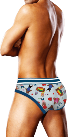 Prowler Bears with Hearts Brief