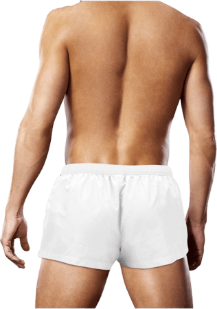 Prowler White Oversized Paw Swimming Trunk