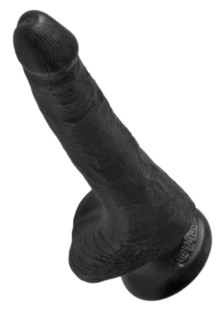 King Cock Dildo with Balls 6"