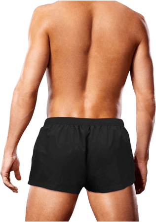 Prowler Black Oversized Paw Swimming Trunk