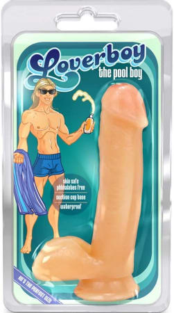Loverboy The Pool Boy Dildo with Balls 7"