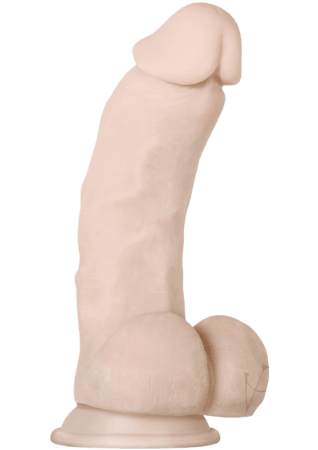 Girthy Poseable Dildo with Balls 6"