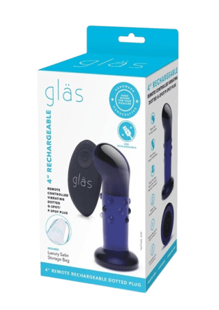 Glas Rechargeable Vibrating Glass Plug