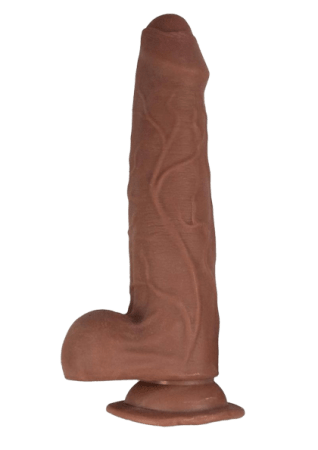 Realcocks Dual Layered Uncut Slider Thick Shaft Dildo 8.5"