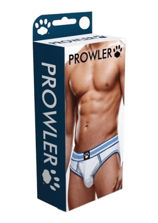 Prowler White/Blue Open Brief