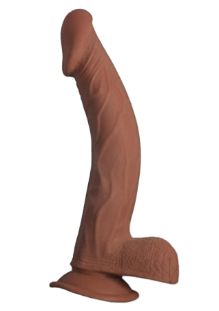 Realcocks Dual Layered Bendable Dildo 9"
