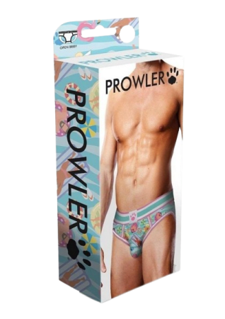 Prowler Blue/Multi Swimming Open Brief