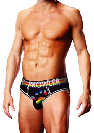 Prowler Black Oversized Paw Open Brief