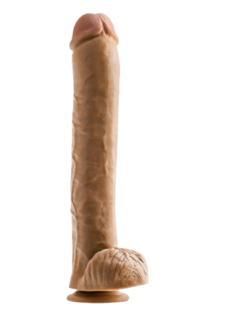 Dr. Skin Dr. Michael Dildo with Balls and Suction Cup 14"