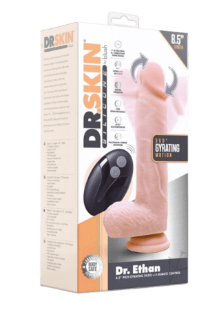Dr. Skin Silicone Dr. Ethan Gyrating Dildo 8.5"