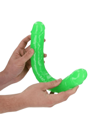 RealRock Double Dong Glow in the Dark Dildo 15"