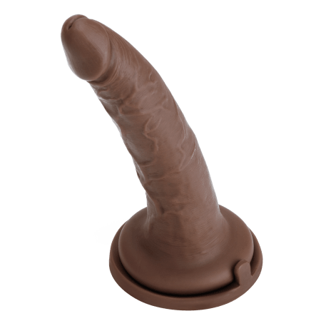 Essential Curved Dildo 7" by Closet - Dark