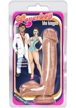 Loverboy The Kingpin Dildo with Balls 7"