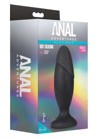 Anal Adventures Platinum Rocket Plug