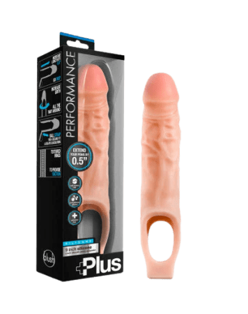 Performance Plus Silicone Cock Sheath Penis Extender 9in