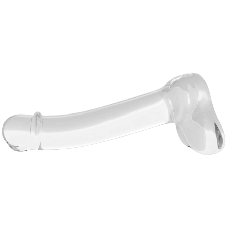 Glas Realistic Curved P Spot Dildo 7"