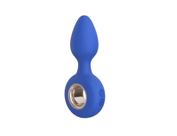 Vibrating Butt Plug with Finger Loop