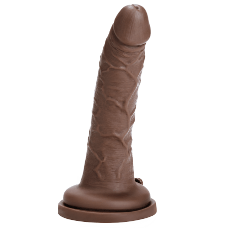 EssentialDildo M 7" Curved - Dark