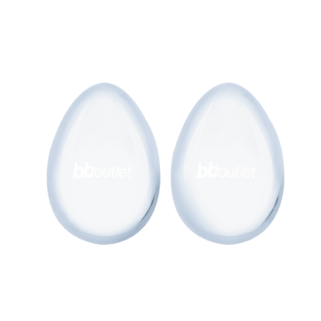 2pc Glass Egg Set