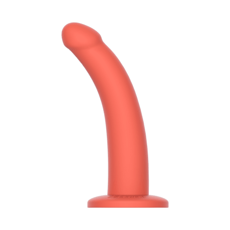 Curved - Medium Strap on and Suction Cup Dildo 6.25"