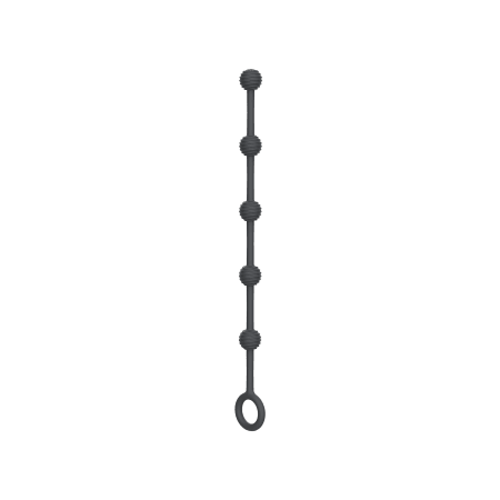Medium Beaded Rope Anal Beads with Loop