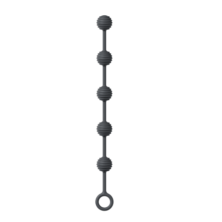 Small Beaded Rope Anal Beads with Loop
