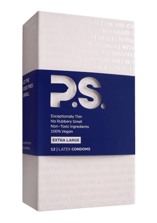 P.S. Extra Large Latex Condoms (12/pack)