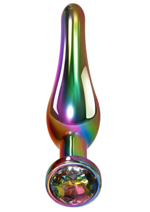 Rainbow Metal Anal Plug Set (3 piece)