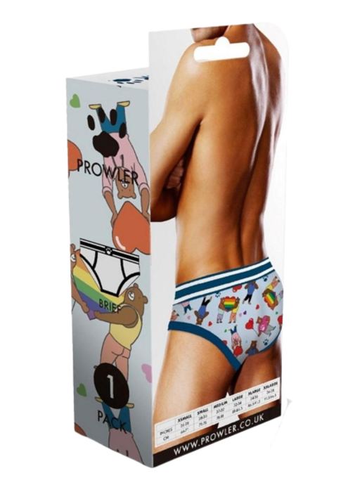 Prowler Bears with Hearts Brief