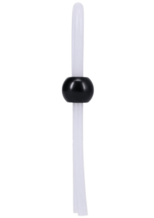 Rock Solid The Lasso Single Lock Adjustable Silicone Cock Ring - White