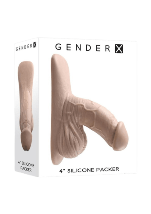 Gender X Silicone Packer Dildo 4" - Vanilla