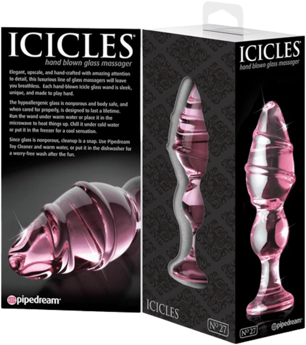 Icicles No. 27 Textured Glass Plug