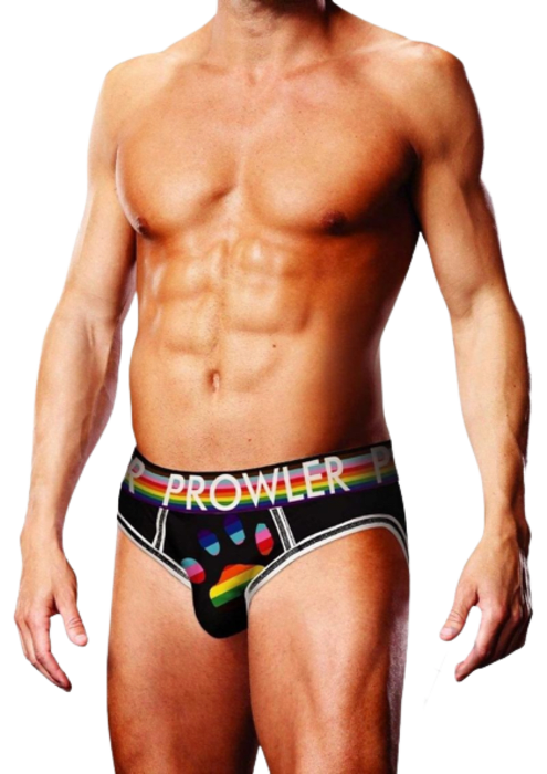 Prowler Black Oversized Paw Open Brief